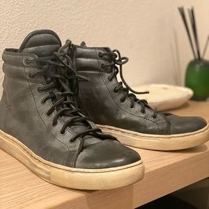 Kenneth Cole City Vision DL Leather Sneakers Men Size 9 42 (Rick Owens Style)